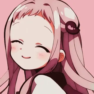 💌 Аниме, Манга, Каваий, Милый, Девушка, Розовые Волосы, Улыбается telegram sticker