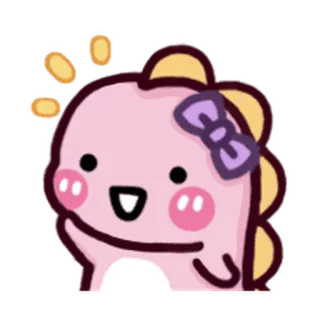 Mimisaurus Emoji  @RekcitsEnilbot whatsapp stickers