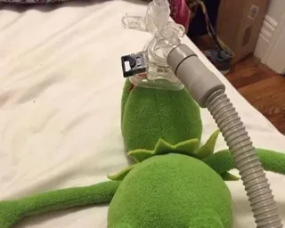 🌟 Kermit Kermit der Frosch, Puppe, Krankenhaus, medizinisch, Stofftier whatsapp sticker