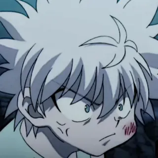 ⚽️ Killua Zoldyck Hunter x Hunter Аниме, Персонаж, Киллуа, Hunter x Hunter, Мультфильм telegram sticker