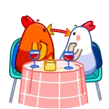 Rooster @TgEmodziBot telegram emojis 😘