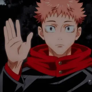 🌟 Yuji Itadori Jujutsu Kaisen Anime, Personnage, Jujutsu Kaisen, Yuji Itadori, Manga, Animation telegram sticker