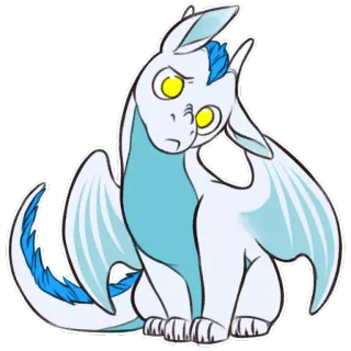 ❓ dragão, fofo, adesivo, desenho animado, animal, fantasia telegram sticker