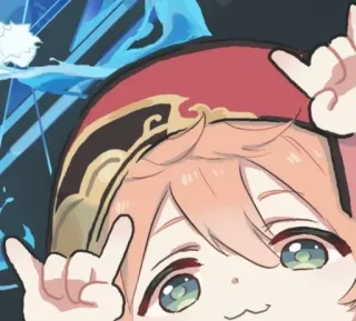🌟 Anime, Personagem, Dedo do meio, Ofensivo telegram sticker