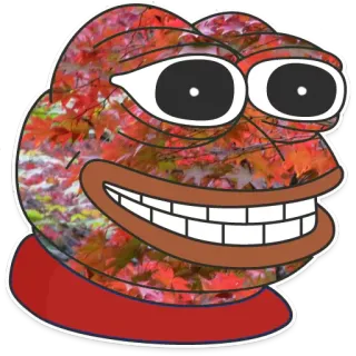 😃 Pepe the Frog pepe, sapo, meme, meme da internet, sapo de desenho animado telegram sticker