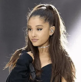 🌃 Ariana Grande นักร้อง, คนดัง, ป๊อปสตาร์, นักดนตรี, นักแสดง, ภาพเหมือน telegram sticker