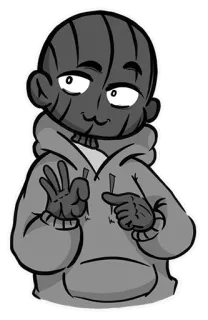 😋 Dessin animé, Sweat à capuche, Cagoule, Braqueur, Arme à feu, Crime whatsapp sticker