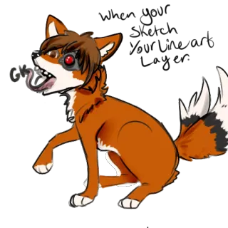 ChaosFox telegram stickers