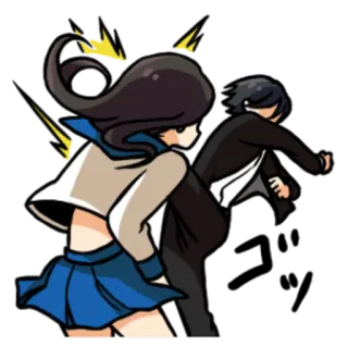 BATTLE COUPLE!! telegram stickers