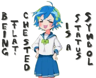 😌 being cheated is a sussy status Anime, Earth-chan, Meme, Sus, Status telegram sticker