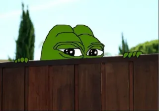 👀 Pepe the Frog Pepe, Grenouille, Mème, Mème Internet telegram sticker