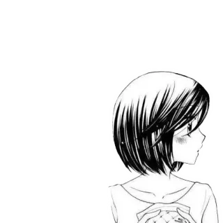 😮 Anime, Mangá, Garota, Personagem, Ilustração, Arte telegram sticker