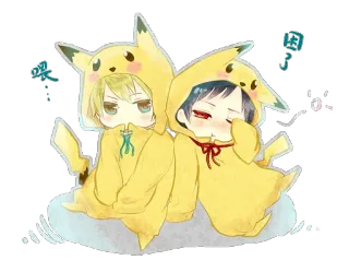 💛 POK
POK Anime, Pikachu, Chibi, Schattig, Cartoon, Cosplay, Geel, Kawaii telegram sticker