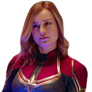 🙂 Captain Marvel 惊奇队长, 超级英雄, 漫威, 漫画, 电影 telegram sticker