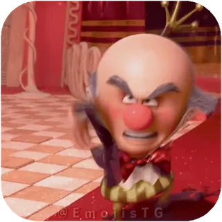 😈 King Candy Wreck-It Ralph telegram sticker