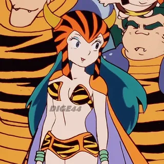 🙂 Lum Invader Urusei Yatsura DIGE44 Anime, Nhân vật, Lum Invader, Urusei Yatsura, Hoạt hình, Hài hước, Retro, Manga telegram sticker