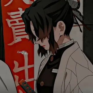 🌟 Shinobu Kocho Demon Slayer 애니메이션, 귀멸의 칼날, 코쵸우 시노부, 만화, 일본 애니메이션 telegram sticker