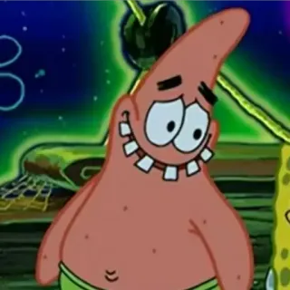 🗿 Patrick Star SpongeBob SquarePants cartoon, spongebob, patrick, star, funny telegram sticker