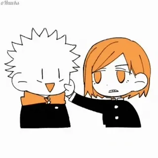 ❤️ Anime, Chibi, Personaggio, Arte, Disegno telegram sticker