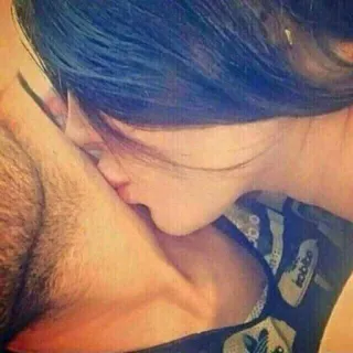 😘 casal, beijo, afeição, amor telegram sticker