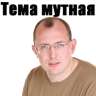 🙊 Тема МУТНАЯ whatsapp sticker