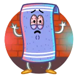 😨 Towelie South Park ผ้าเช็ดตัว, การ์ตูน, เมา, ตัวละคร, เซาท์พาร์ค telegram sticker