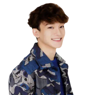 😁 homme, personne, souriant, portrait, kpop whatsapp sticker