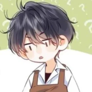 👌 Anime, Chibi, Ragazzo, Cartone animato, Personaggio, Carino telegram sticker