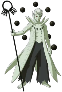 🌘 Obito Uchiha Naruto Anime, Manga, Ninja, Villano, Guerra, Poder telegram sticker