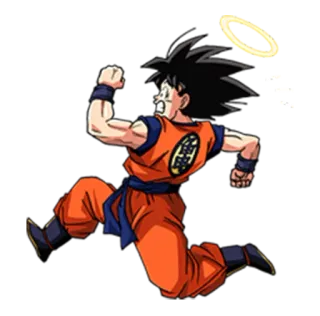 😇 Goku Dragon Ball Goku, Dragon Ball, Anime, Dibujos animados, Son Goku telegram sticker