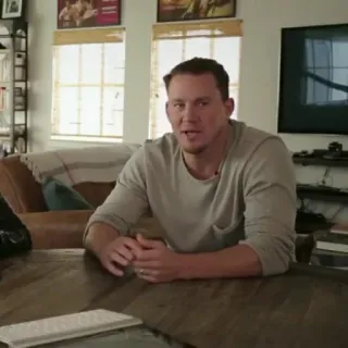 🕸 Channing Tatum актер, человек, знаменитость telegram sticker