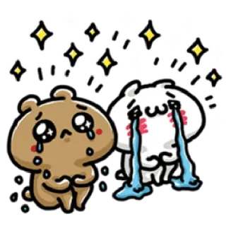 ✳️ грустный, плачущий, слезы, мультик, эмоциональный, кавай, милый telegram sticker