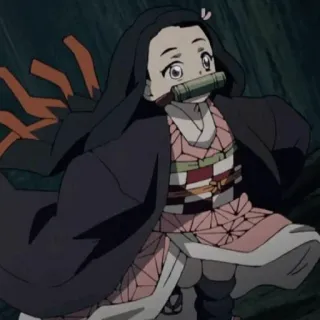🌙 Nezuko Kamado Demon Slayer Anime, Demon Slayer, Nezuko, Nezuko Kamado, Manga, Cartoon telegram sticker
