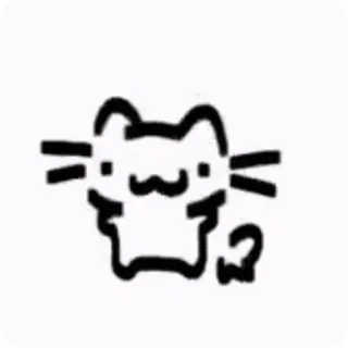 🎄 cat, animal, cute, drawing, sticker telegram sticker