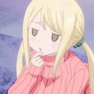 🥰 Anime, Chica, Linda, Dibujo animado, Kawaii, Personaje whatsapp sticker
