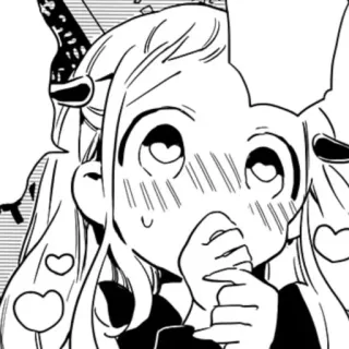 🍼 anime, manga, cute, blush, heart eyes telegram sticker