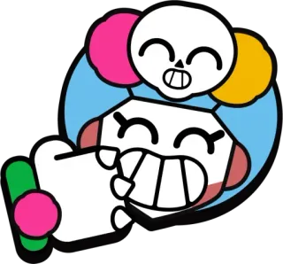 👍 Cartone animato, Emoji, Gesto, Illustrazione, Adesivo, Espressione whatsapp sticker