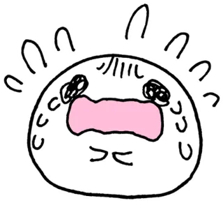😭 плач, грустный, эмоции, мультфильм, стикер, расстроен whatsapp sticker