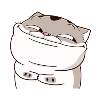 😊 gato, lindo, sonriente, petulante, feliz whatsapp sticker