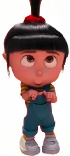 😂 Agnes Despicable Me Cartoon, Mädchen, Kind, Animation, Figur telegram sticker
