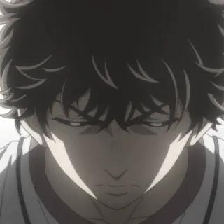 ⚽️ Anime, Menino, Retrato, Triste, Sério telegram sticker