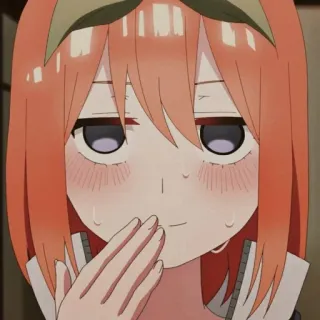 🍑 Anime, Fille, Rougir, Mignon, Dessin animé telegram sticker