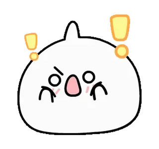 Fluffy White • @xxyuji telegram stickers