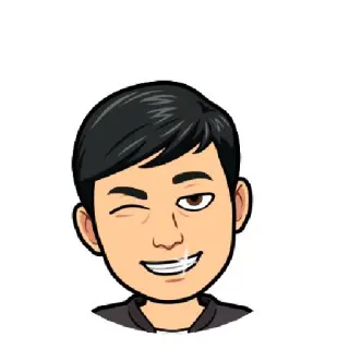 🤩 dibujos animados, avatar, cara, guiño telegram sticker
