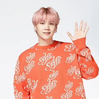 🤚 Suga K-pop, BTS, Min Yoongi, musique, célébrité, chanteur, coréen telegram sticker