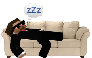 😴 Zzz dormire, divano, sogno, zzz, stanco, pigro telegram sticker