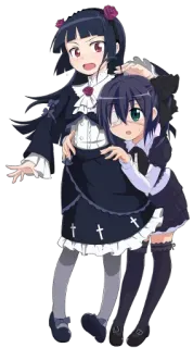 👩 Anime, Kartun, Gotik, Salib, Lucu telegram sticker