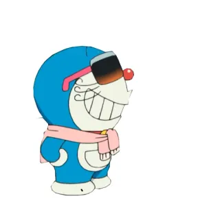 😤 Doraemon Doraemon, Dessin animé, Anime, Chat robot, Chat bleu, Animation, Japonais whatsapp sticker