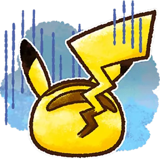 😞 Pikachu pokemon, pikachu, sad, stressed, thunderbolt telegram sticker
