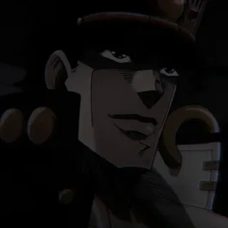 🗡 Jotaro Kujo JoJo's Bizarre Adventure anime, manga, jotaro, jojo, jojos bizarre adventure telegram sticker
